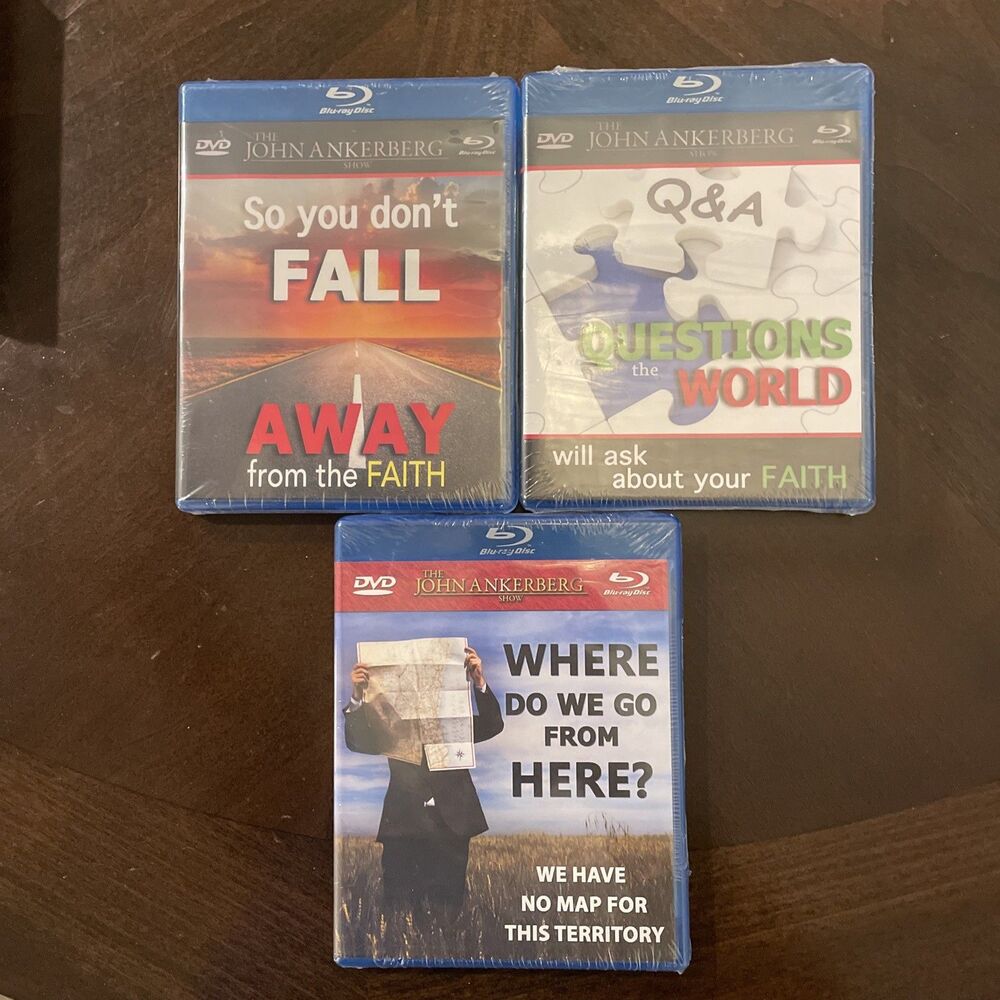 John Ankerberg Blu-Ray Lot, New Sealed